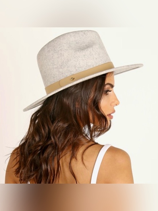 Lack Of Color Beige Wide-Brim Fedora Hat main image 11